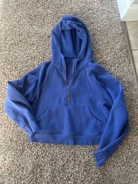 Lululemon Blue Half-Zip Scuba